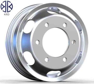 Bright Aluminum Truck Bus Dump Trailer Alloy 22.5X9.00 Polished Forged Wheel Rims