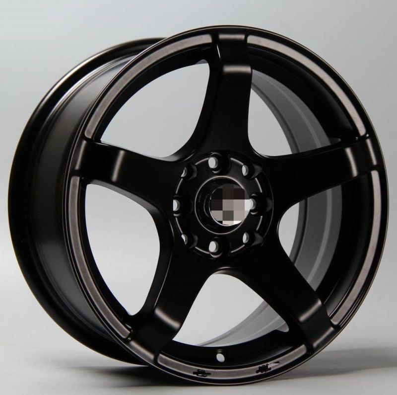 OEM / ODM Celebrity Rotating Design 18" 5X100-114.3 Black Color and Machine Face Car Alloy Wheel Hubs Rim for Passenger Cars