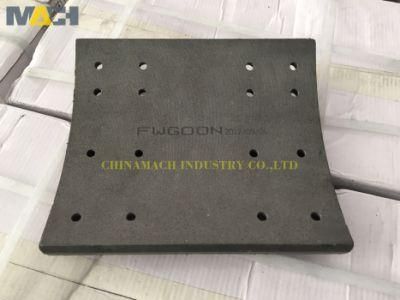 High Quality Certificated Drum Brake Liner Fmsi 4515 for 13t Fuwa