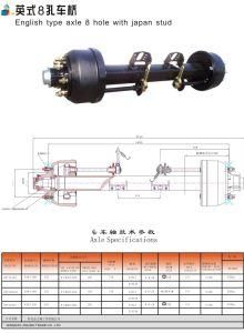 English Type Axle 8hole with Japan Stud (RNY1218J, RNY12018J, RNY1222J)