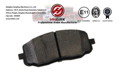 D1601 Chinese Factory Auto Parts Ceramic Metallic Carbon Fiber Brake Pads, Low Wear, No Noise, Low Dust Long Life Dodge