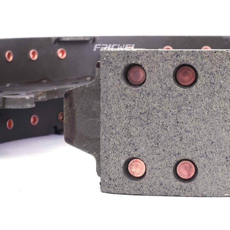 Customized ISO/Ts16949 Approved Non-Asbestos Black Particle Brake Shoes for All Kinds of Cars