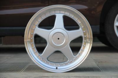 15 16 17 18 Inch 4 5 8 Holes 100-120 PCD Deep Dish 5 Spokes Alloy Wheel for Sale