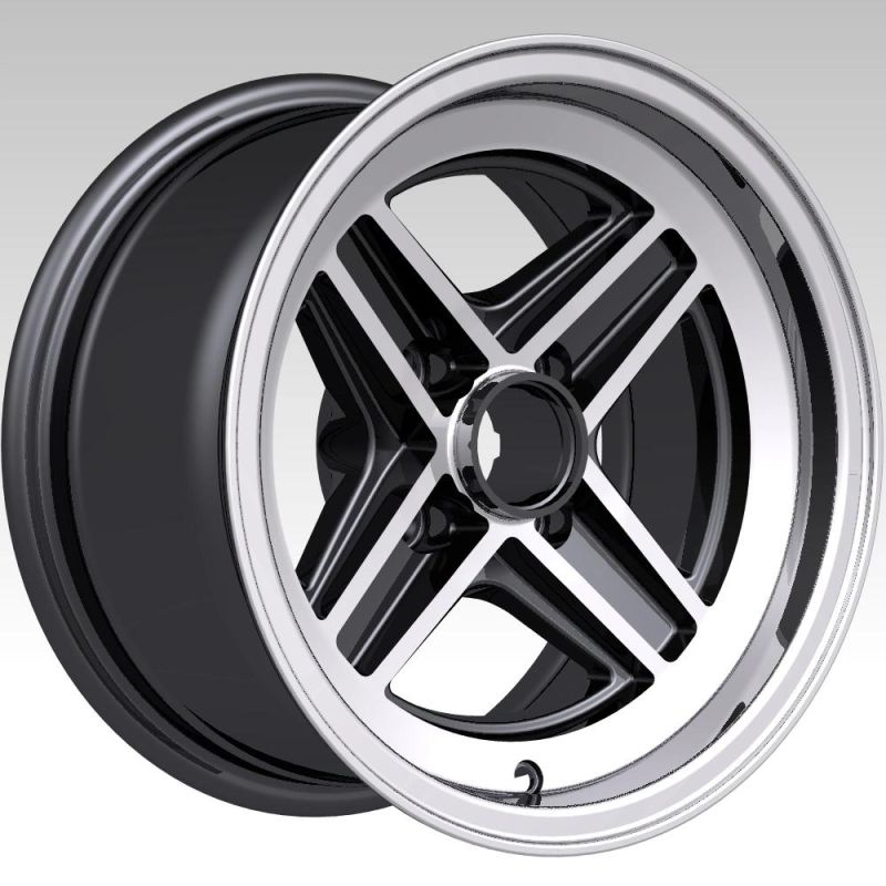 13 14 Inch 4 Hole Muscle Alloy Wheels Aluminum Rims with Deep Dish