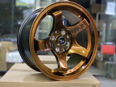 15inch Alloy Wheels Rose Gold Color 4holes Wheel Rims