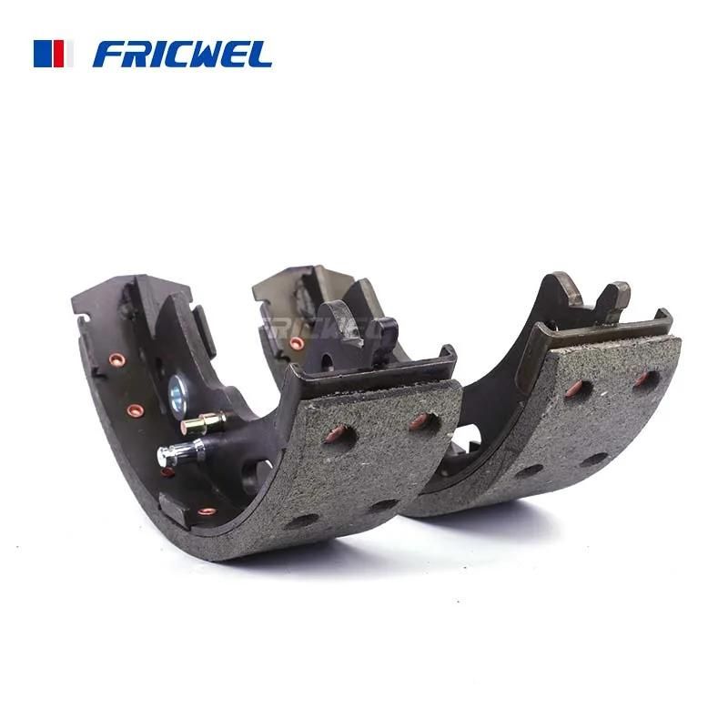 Customized Western Europe Brake Shoes Nao Formula Khaki Particle Shoe for Forklift