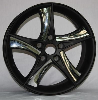 Black Finish 5 Holes 15/17/18 Inch for Passenger Car Wheel Aftermarket Aluminum Alloy Wheel Rims