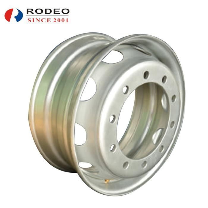 Tubeless Steel Truck Wheel Rim 17.5X6.00
