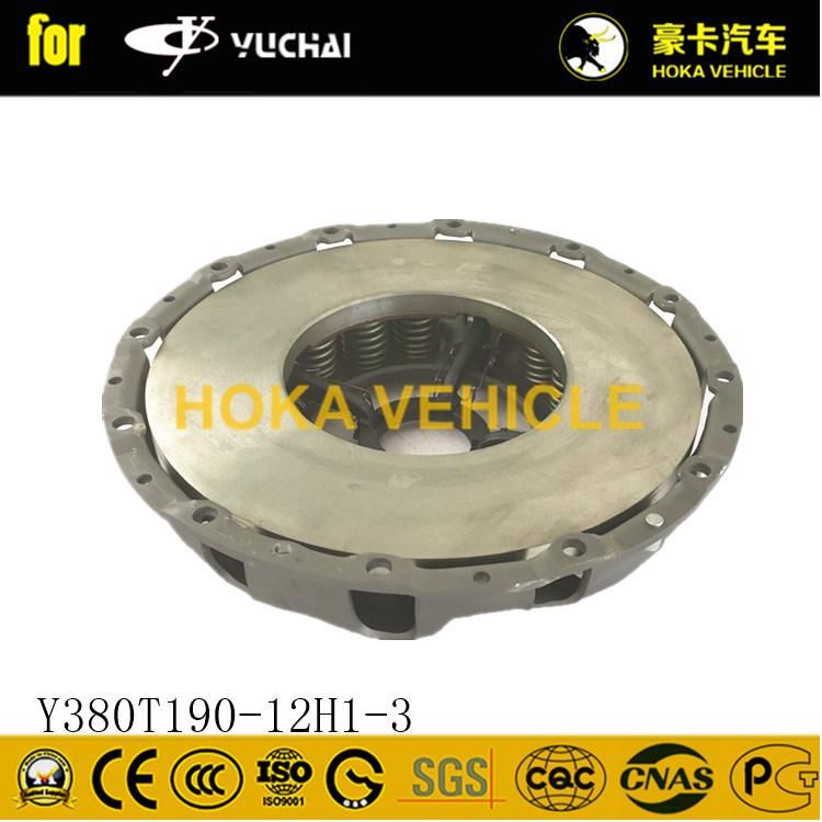 Original Yuchai Engine Spare Parts Clutch Pressure Plate Accessories Y380t190-12h1-3 for Heavy Duty Truck