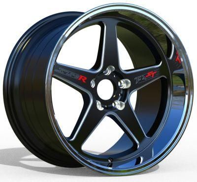 15 18 Inch 4X100 6X139.7 Deep Dish 5 Spokes Wheel for Sale in China