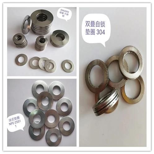 0.2~8mm in Stockstrip Carbon Steel Standard Wave Disc Spring for Sale