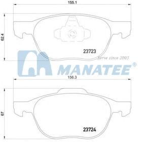 Front Brake Pads for Ford Focus C-Max Truck Transit (CV6Z 2001 A)