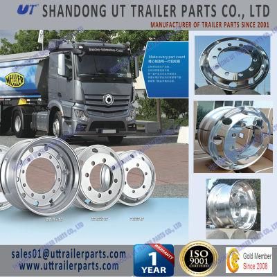 8.25X22.5 Truck Trailer Aluminum Alloy Wheel Rims Forged Type