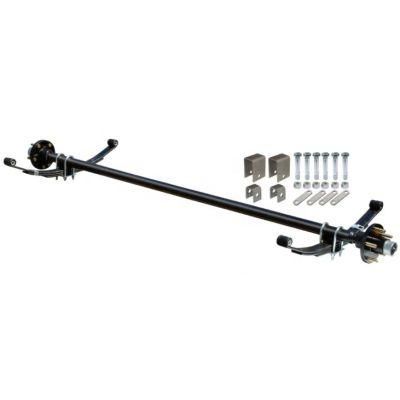 Car Accessories 1500kg Torsion Axle Wheel Hub Trailer Axle with Mechanical Drum Brake on Sale