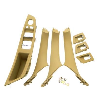 Inner Door Handle BMW F10 F18 7 PCS One Set 51417225875 Beige