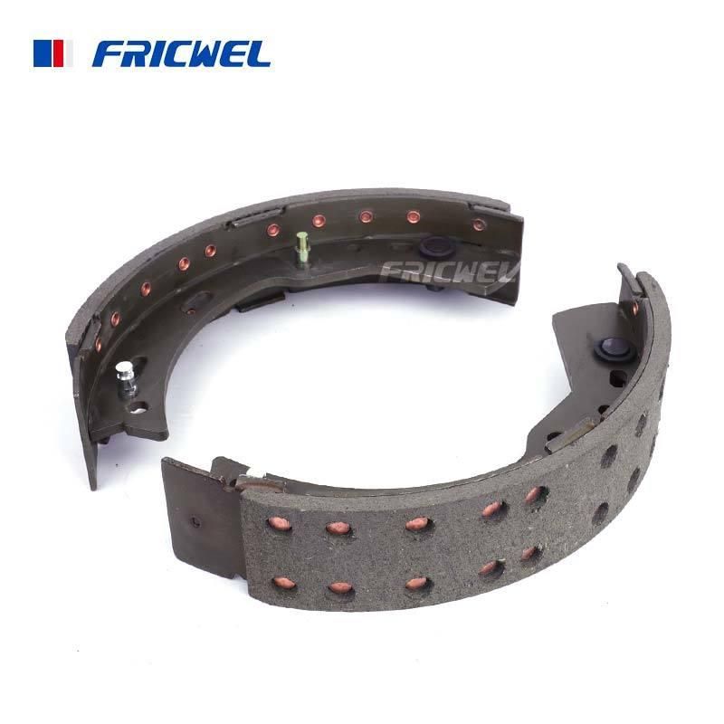 OEM Shoe South America Shoes Semi-Metal Non-Asbestos Green Particle Brake Lining for All Kinds of Cars