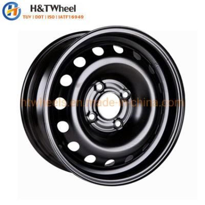 H&T Wheel 454406 14X5.5 4X108 Passed Test 14 Inch Steel Wheel Rims for Passenger Car