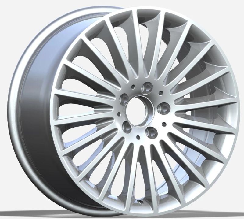 Alumilum Alloy Wheel Rims 18 Inch 5X112 48 Et Silver Color Finish China Professional Manufacturer for Passenger Car Tire Wheel