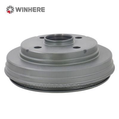 High Quality Painted/Coated Auto Spare Parts Hub fullcast Brake Drum with ECE R90