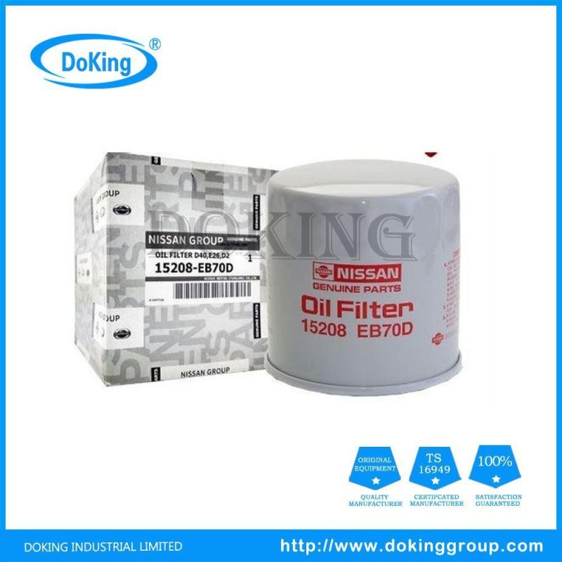 Car Parts Oil Filter 15208-Eb70d for Nissan Auto Parts