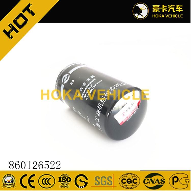 Original 25t Crane Spare Parts Fuel Filter 860126522 for Construction Machinery