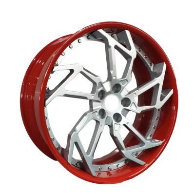 2 Pieces Forged Offset Rims 18 19 20inch Wheel Rim