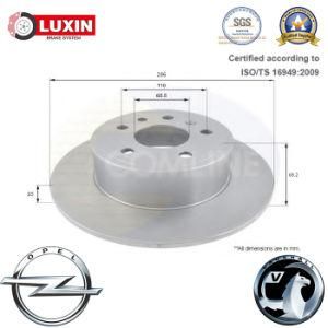 Car Accessory Brake Parts Disc Brake Rotor for Opel/Vauxhall