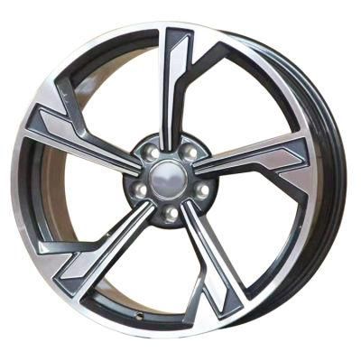 5 Spoke 7.5jx17 Et36 Chrom Lip Automotive Wheels for Audi