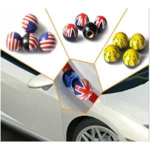 Round Shape Car Tire Valve Stem Caps