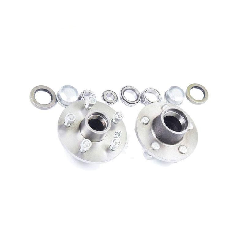 5 Bolt on 4-1/2" Trailer Hub with 1-1/16" Bearings (44649) - Idler Hub