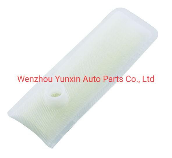 White Automobile Fuel Pump Filter Vehicle Fuel Pump Strainer 139*60mm