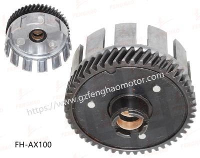 Good Quality Motorcycle Part Engine Parts Clutch Housing Suzuki Ax100/En125/Gn125/Ax-4