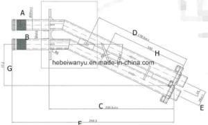 Auto A/C System Heater Branch Pipe