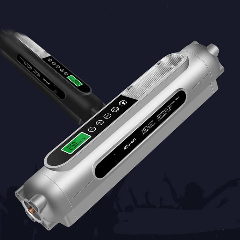 DC12V Rechargeable Cordless Auto Air Compress with LED Emergency Warning Lighting Air Tire Inflator Digital Tyre Inflator for Cars