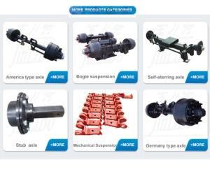 Semi Trailer Axle - English Axle 16t 8holes