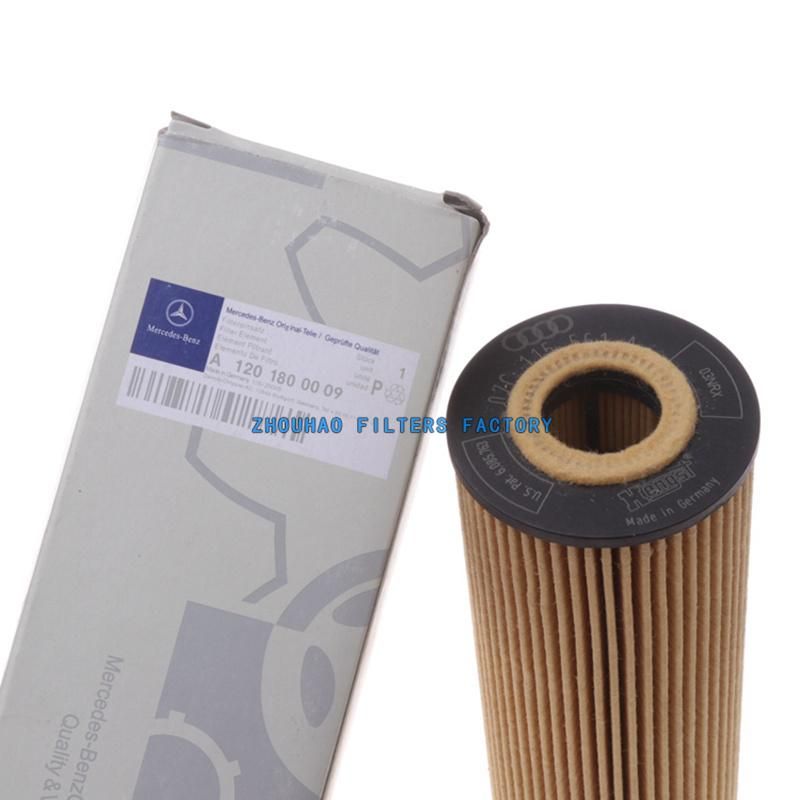 Good Quality From Zhouhao Manufacture Oil Filter Element for  Benz Hengst A1201800009 Hu736X E150HD26