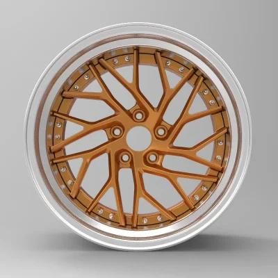 19 20 Inch Aviation Aluminum Alloy 6061 L PCD5X112/120 Forged Car Wheel