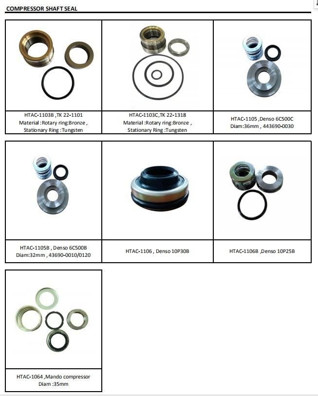 China Supplier F600y Compressor Mechanical Seal