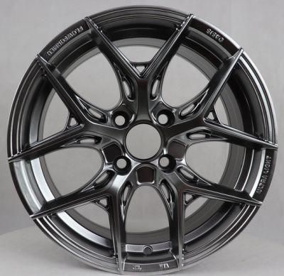 New Design 15 16 17 18 19 Inch Auto Car Parts Alloy Wheel 4X100 Black for Car