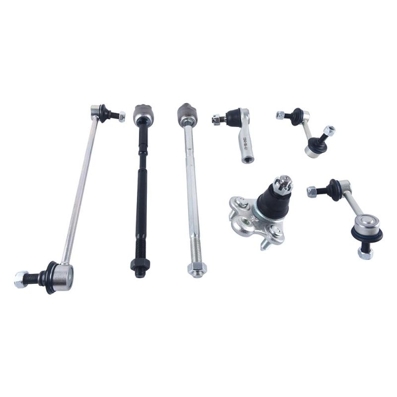 7 Pieces Suspension Kit Includes Front&Rear Stabilizer Link, Tie Rod End, Ball Joint for Honda CRV 2007-2009