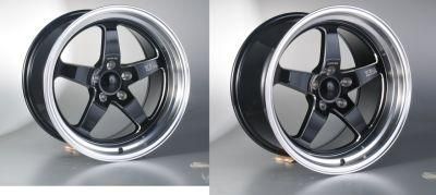 5spokes 18inch Milled Lip Alloy Wheel After Market