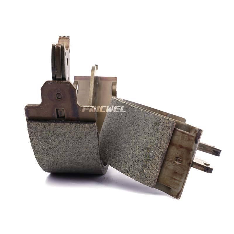 ODM ISO/Ts16949 Approved Non-Asbestos Nao Formula Black Particle Valeo Clutch Brake Shoes for Forklift