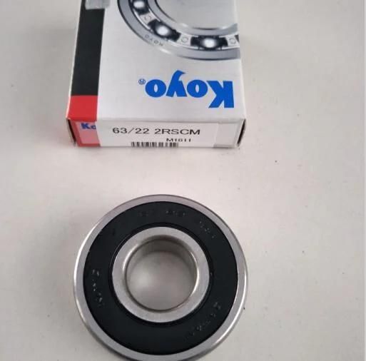 Koyo 63/22-2RS, 62/22-2RS Auto Bearing, Motorcycle Ball Bearing 62/28 62/32 63/22 63/28 63/32 2RS C3 Cm