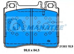 Front Disc Brake Pads for Mercedes Benz W140 C140 (002 420 12 20)