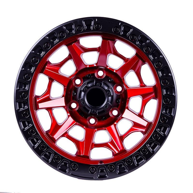 Red Painting 17 Inch Car Accessories Alloy Rims for Car