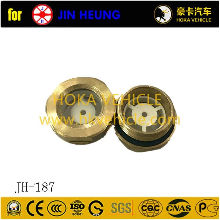 Original and Genuine Jin Heung Air Compressor Spare Parts Oil Window Jh-187 for Cement Tanker Trailer