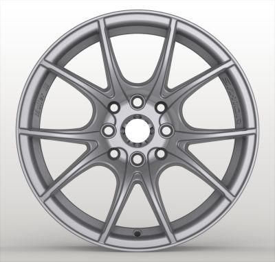 15/17 Inch 100/114.3 PCD 38 Et Alumilum Alloy Wheel Rims Silver Wheels for Passenger Car Wheel China Professional Manufacturer