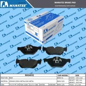 34216767150 D1171 Rear Brake Pads for BMW X1 323I 125I