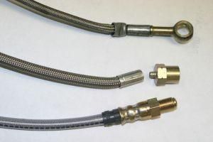 Stainless steel braided brake hose for car racing/tuning use