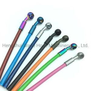 Braided Brake Hose/Stainless Steel Braided Hose Brake Line Banjo Fitting PTFE/Nylon 304 Brake Line Hose